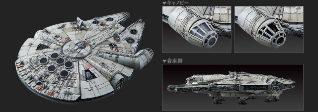 Bandai-Force-Awakens-Model-Kit-Millennium-Falcon-2